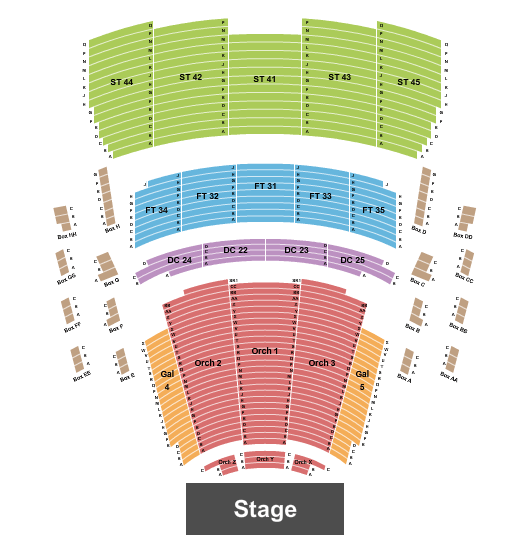 McCaw Hall The Nutcracker Seating Chart